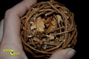 Jouet pour lapins et rongeurs : balle osier-pomme, JR Farm (test, avis, prix)