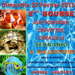 8 ème Bourse aux poissons, crevettes, coraux et terrario à Sallertaine (85), le dimanche 22 février 2015