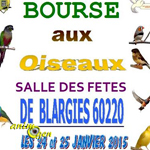 Bourse aux Oiseaux et Animaux de Basse-cour à Blargies (60), du samedi 24 au dimanche 25 janvier 2015