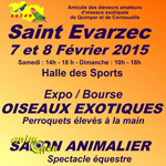 Exposition-Bourse d'oiseaux exotiques à Saint Evarzec (29), du samedi 07 au dimanche 08 février 2015
