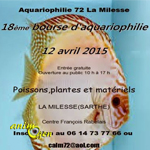 18 ème Bourse aquariophile d’échange à La Milesse (72), le dimanche 12 avril 2015