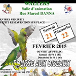 Bourse aux Oiseaux à Wallers Arenberg (59), du samedi 21 au dimanche 22 février 2015