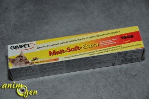 Alimentation et santé : Malt-Soft-Extra, pour l'élimination des boules de poils chez les chats (Gimpet, Gimborn)