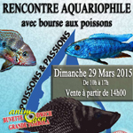 Bourse aquariophile "Poissons et passions" à Brignais (69), le dimanche 29 mars 2015