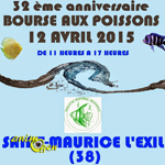 32 ème Bourse aux poissons à Saint Maurice l’Exil (38), le dimanche 12 avril 2015