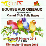 Bourse aux oiseaux à Tulle (19), du samedi 14 au dimanche 15 mars 2015
