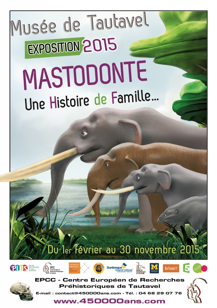Exposition "Mastodonte, Une Histoire de Famille…" à Tautavel (66), du 1 er février au 30 novembre 2015