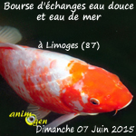 Bourse aquariophile d'échanges eau douce et eau de mer à Limoges (87), le dimanche 07 Juin 2015 