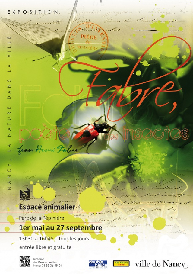 Exposition "Fabre, poète des insectes" à Nancy (54), du vendredi 1er mai au dimanche 27 septembre 2015