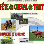 Fête du Cheval de Trait à Orcines (63), le dimanche 28 juin 2015