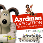 Exposition Aardman à Paris (75), du 21 mars au 30 août 2015