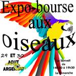 8 ème Exposition-Bourse aux oiseaux à Argentat (19), samedi 29 et dimanche 30 août 2015