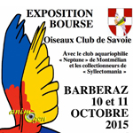 Bourse aux oiseaux à Barberaz (73), du samedi 10 au dimanche 11 octobre 2015