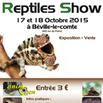 Reptiles Show à Béville le Comte (28), du samedi 17 au dimanche 18 octobre 2015