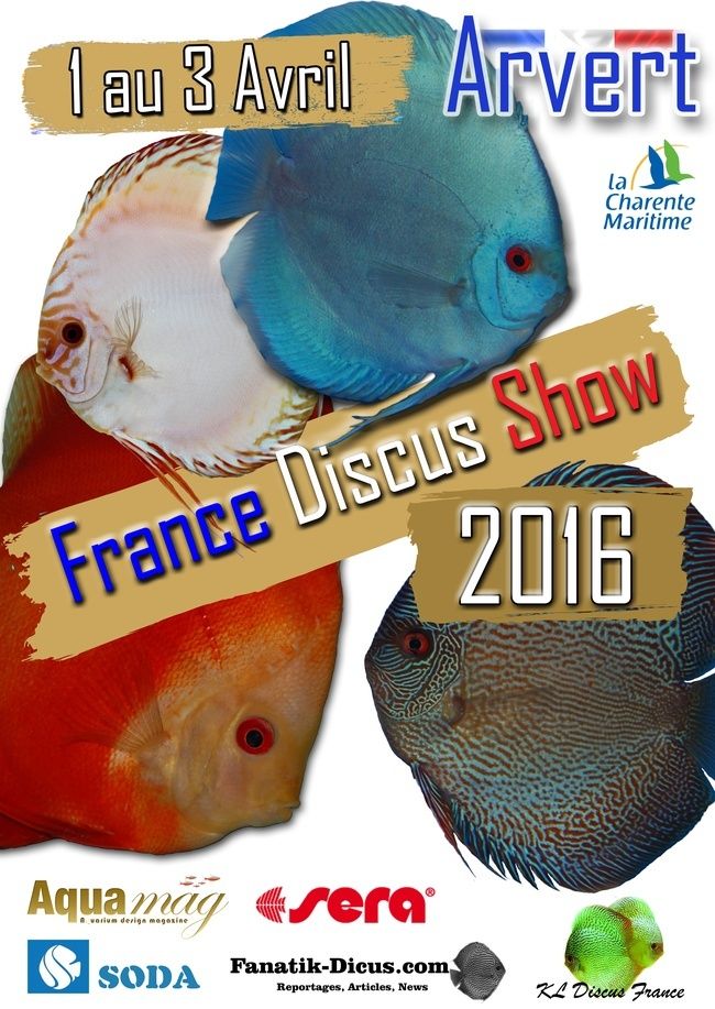 France Discus Show à Arvert (17), du vendredi 1 er au dimanche 03 avril 2016