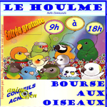 Bourse aux oiseaux à Le Houlme (76), le dimanche 17 janvier 2016
