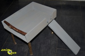 Une terrasse pour la cage de nos rongeurs et lapins (fabrication, tutoriel, prix)