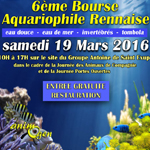 6 ème Bourse aquariophile rennaise à Rennes (35), le samedi 19 mars 2016
