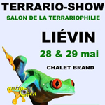 Bourse-Expo Terrario-Show à Liévin (62), du samedi 28 au dimanche 29 mai 2016
