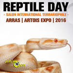 Reptile day (Salon international terrariophile) à Arras (62), le dimanche 26 juin 2016