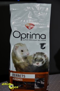 Croquettes Optima pour furet (test, avis, prix)