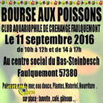 Bourse aux poissons à Faulquemont (57), le dimanche 11 septembre 2016