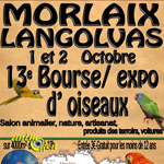 7 ème Bourse aux oiseaux à Morlaix (29), du samedi 1 er au dimanche 02 octobre 2016