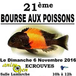 21 ème Bourse aux poissons à Ecrouves Justice (54), le dimanche 06 novembre 2016