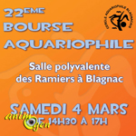 22 ème Bourse aquariophile à Blagnac (31), le dimanche 04 mars 2017