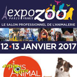 Expozoo 2017 à Paris (75), du jeudi 12 au dimanche 15 janvier 2017