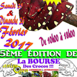 5 ème Bourse aux reptiles et amphibiens à Saint Aquilin de Pacy (27), du samedi 25 au dimanche 26 février 2017