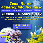 7 ème Bourse aquariophile rennaise à Rennes (35), le samedi 18 mars 2017