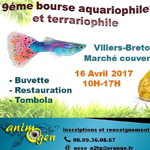 9 ème Bourse aquariophile et terrariophile à Villers Bretonneux (80), le dimanche 16 avril 2017
