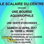Bourse aquariophile à la Louvière (Belgique), le samedi 22 avril 2017