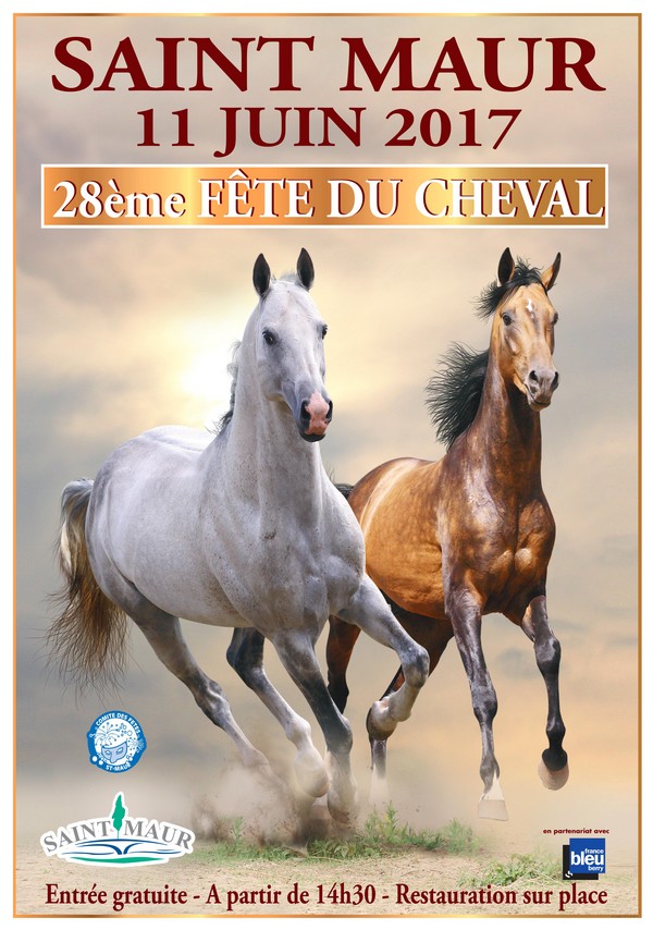 28 ème Fête du cheval à Saint Maur (36), le dimanche 11 juin 2017