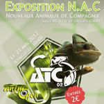 Exposition de nouveaux animaux de compagnie (NAC) à Grugies (02), le dimanche 21 mai 2017