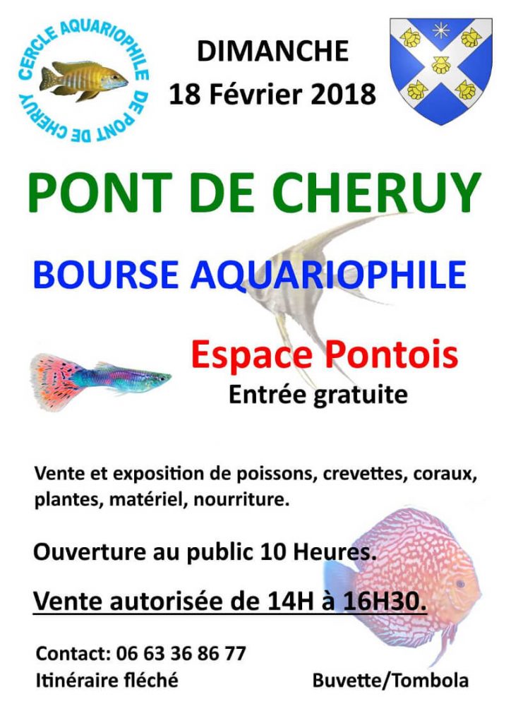 Bourse aux poissons à Pont de Cheruy (38), le dimanche 18 février 2018